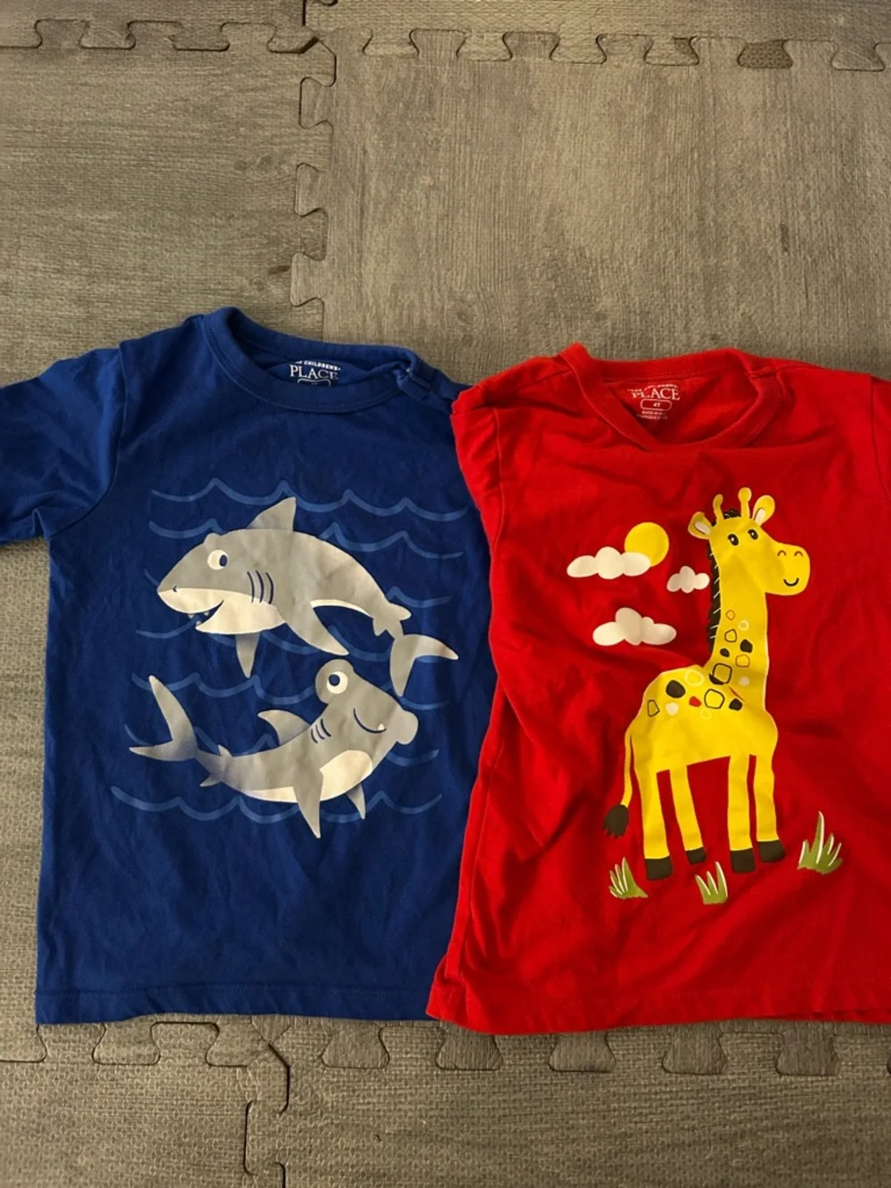 2 Graphic Tees. The Children's Place. Size 4T